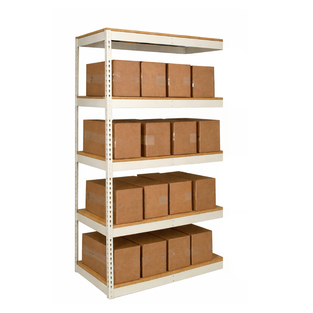 120"H - Heavy Duty Boltless Shelving w/ Particle Board