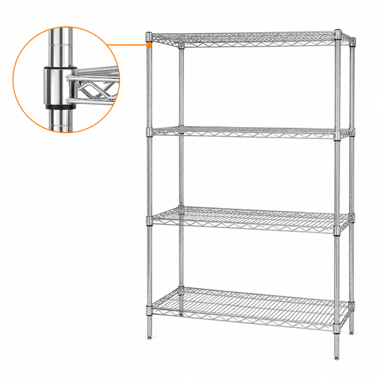 Chrome Wire Shelving