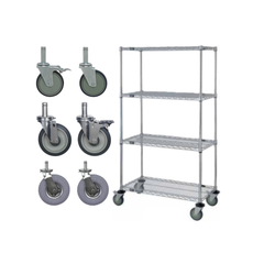 Wire Shelving Casters & Mobile Kits
