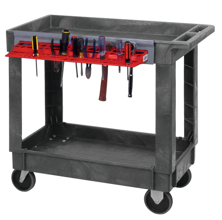 Quantum Polymer Utility Carts – Kit – 34-1/4" x 17-1/2" x 32-1/2" – PC3518-33 – Transparent