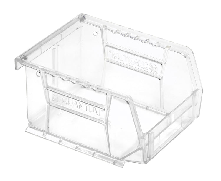 Quantum Crystal Clear Bins – Case Pack – 5-3/8" x 4-1/8" x 3" – QUS210CC – Clear