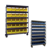 Example products in Mobile Bin Shelving