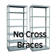 most common type of shelving