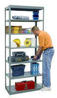 Double Sided Steel Shelving