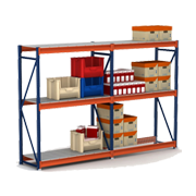 Example products in Warehouse Shelving