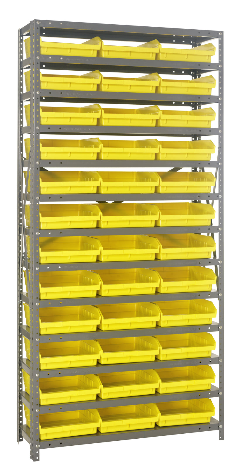 75" High - Economy Shelf Bin System w/ 13 Shelves