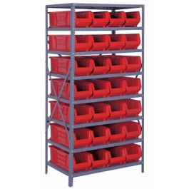 Quantum 24" Steel Shelving Systems – 24" x 36" x 75" – 2475-20-MIX to 2475-954 – 2475-950, 24" x 36" x 75"