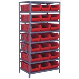 Quantum 24" Steel Shelving Systems – 24" x 36" x 75" – 2475-20-MIX to 2475-954 – 2475-952, 24" x 36" x 75"