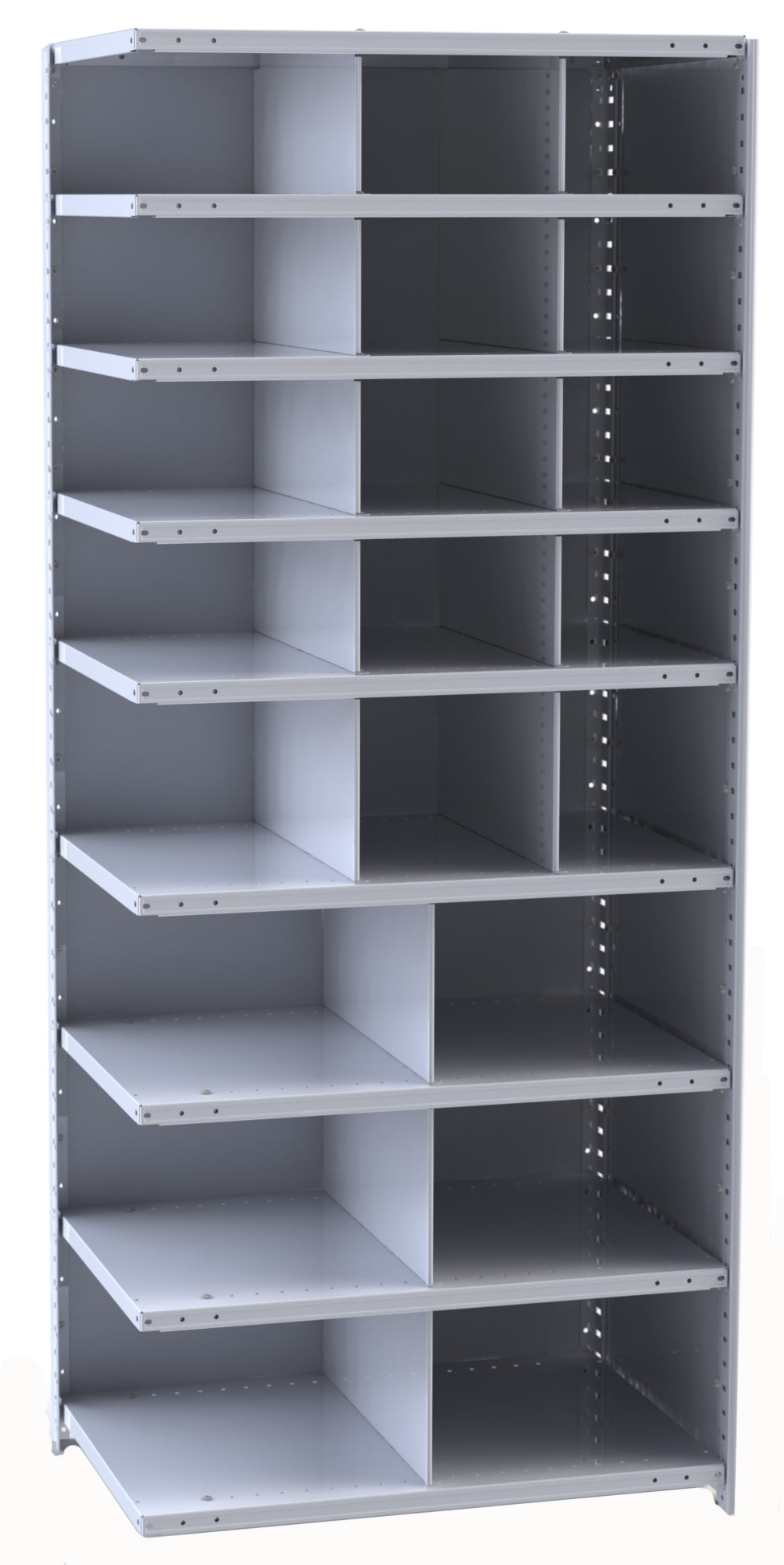 Metal Bin Shelving – Add-On Unit, 36"W x 24"D x 87"H