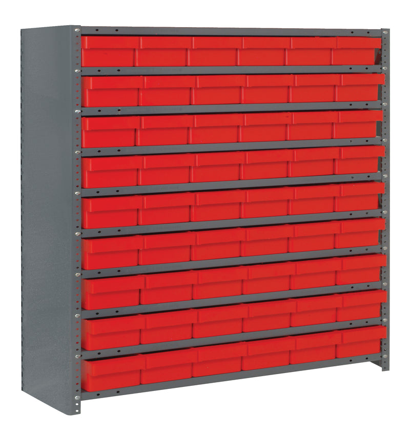 39" High - Closed Drawer Shelf System