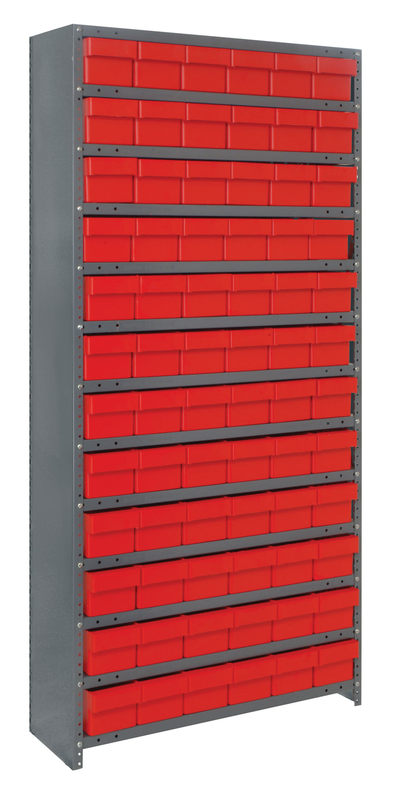 75" High - Closed Drawer Shelf System