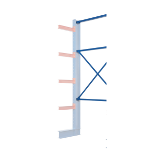 Metal horse stall divider on a white background