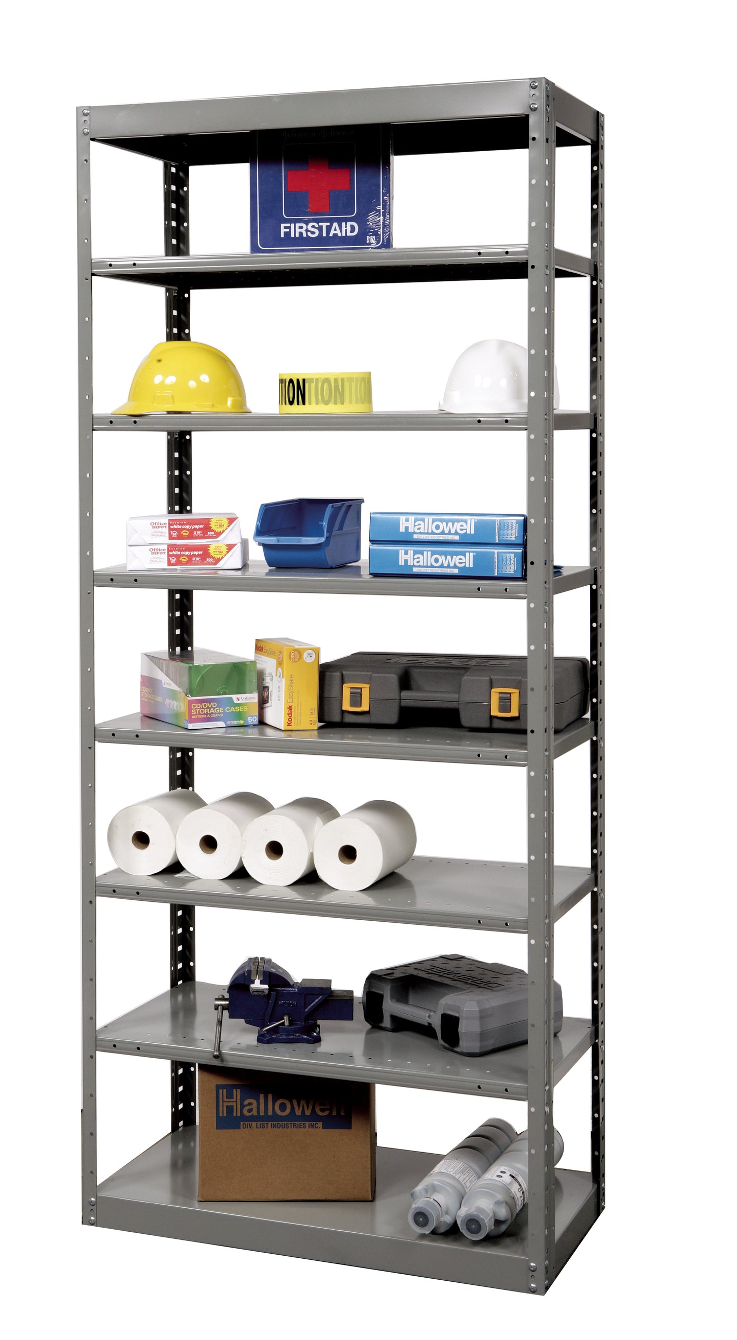 Heavy Duty Double Sided Steel Shelving