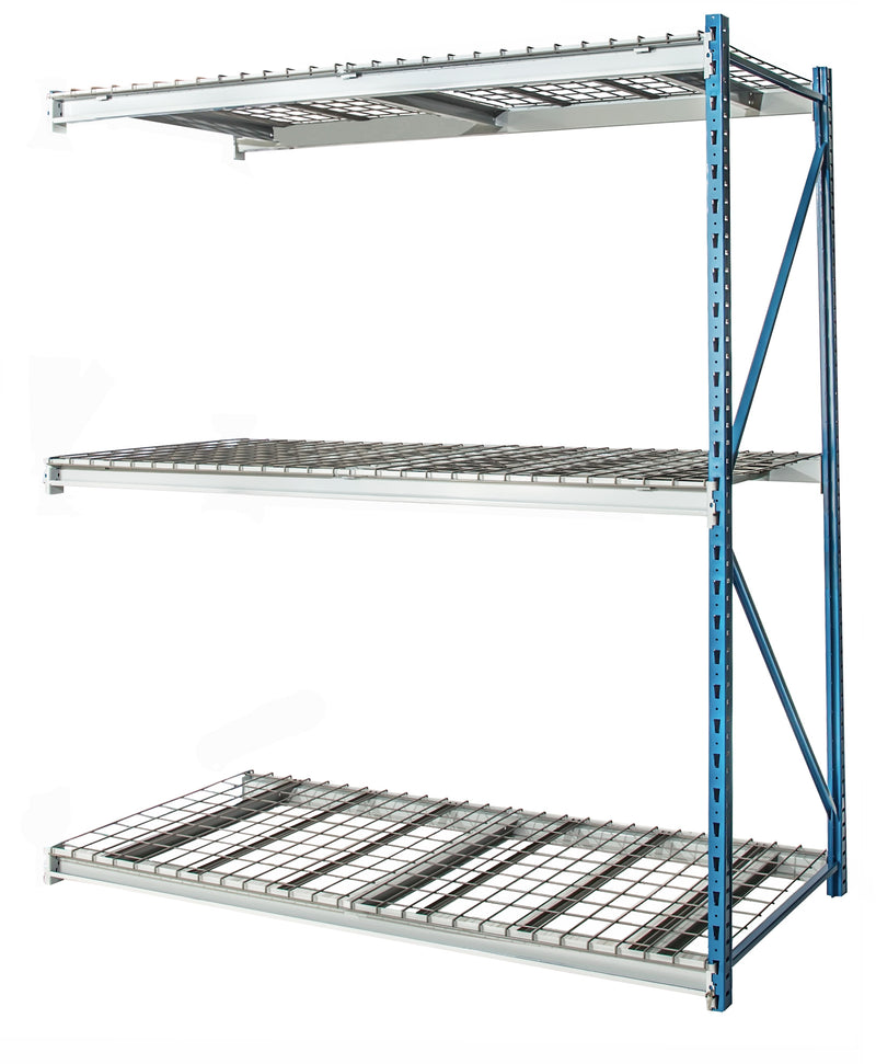 87" High Bulk Racking - Wire Deck