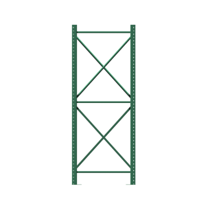 Pallet Rack Upright Frame 42" x 120" 22780 lb Vista Green