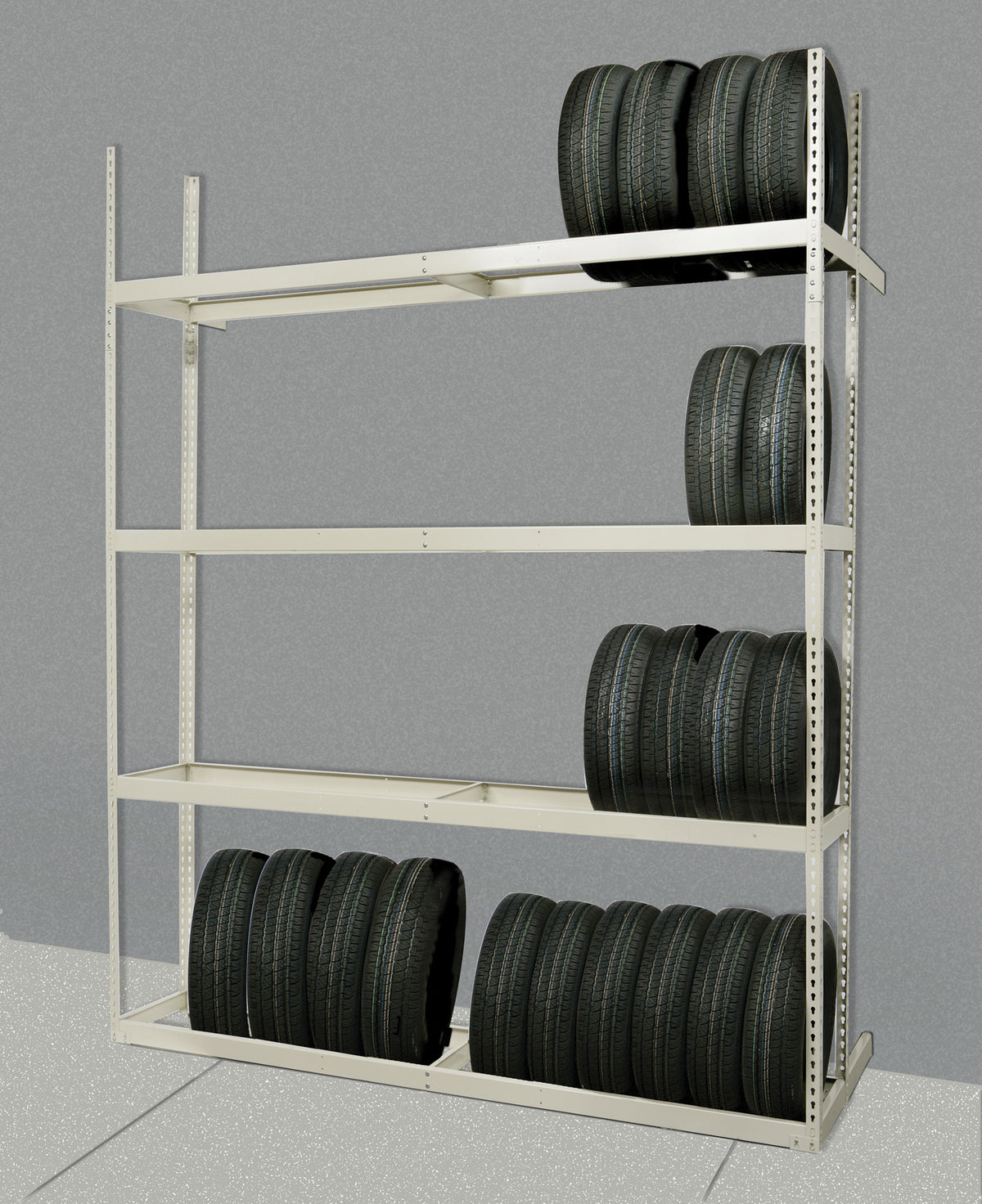 Double Row, Tire Storage Shelving 60