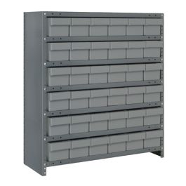Quantum Super Tuff Euro Drawer Shelving Closed Unit – Complete Package – CL1239-601, 12" x 36" x 39"