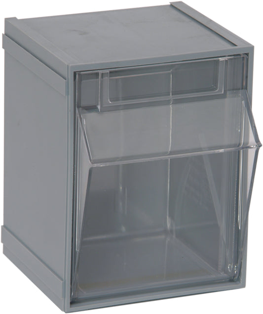 Quantum Individual Bins – Case Pack – 5-1/4" x 4-3/4" x 6-1/4" – QTB405 – Gray