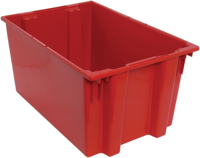 Quantum Genuine Stack & Nest Totes – SNT230 to SNT300 – Case Pack – 29-1/2" x 19-1/2" x 15" – SNT300 – Red