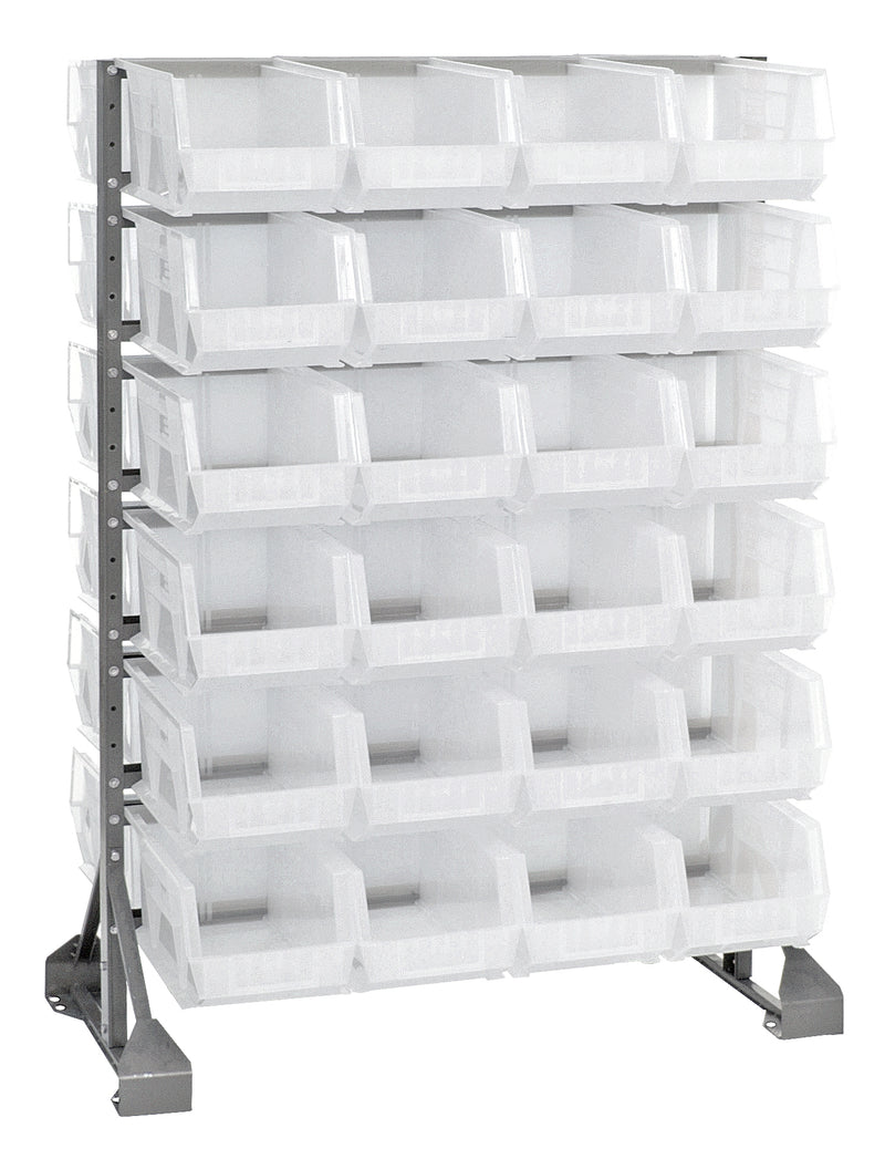 Quantum Steel Rail Packages – 36" x 20" x 53" – QRU-12D-240-48CL – Clear