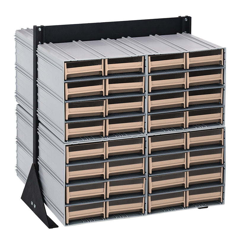 Quantum Interlocking Storage Cabinet Floor Stand – 16" x 23-5/8" x 28" – QIC-224-83 – Ivory