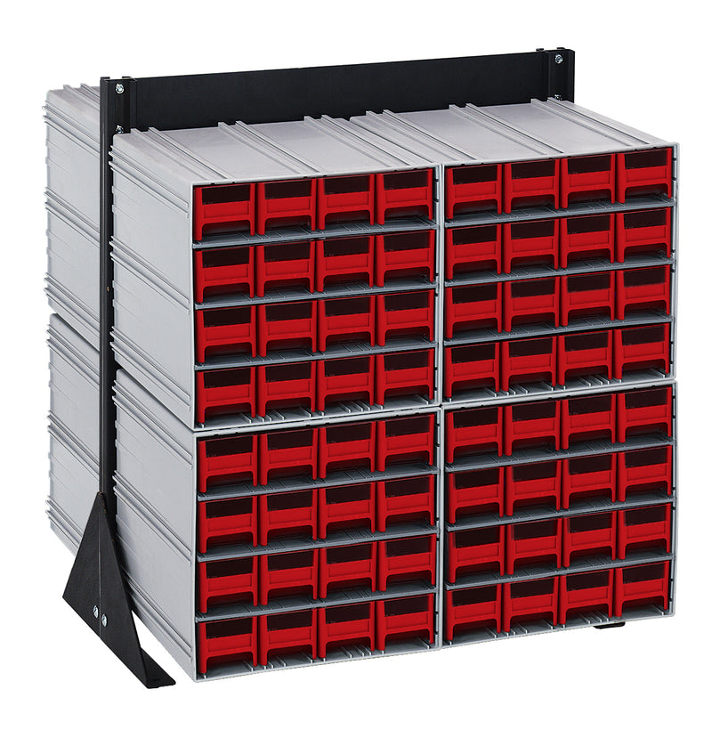Quantum Interlocking Storage Cabinet Floor Stand – 16" x 23-5/8" x 28" – QIC-224-161 – Red