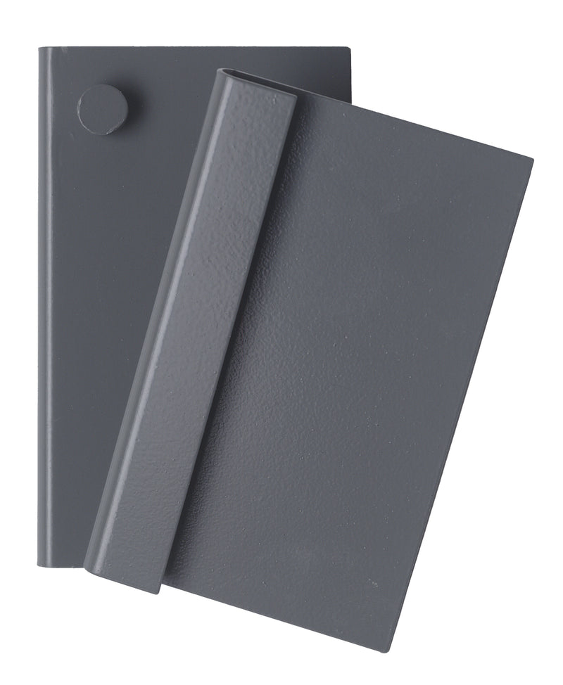 Quantum Clear Tip-Out Bin Louvered Panel Bracket – QTB-LP-BKT – QTB-LP-BKT – Gray