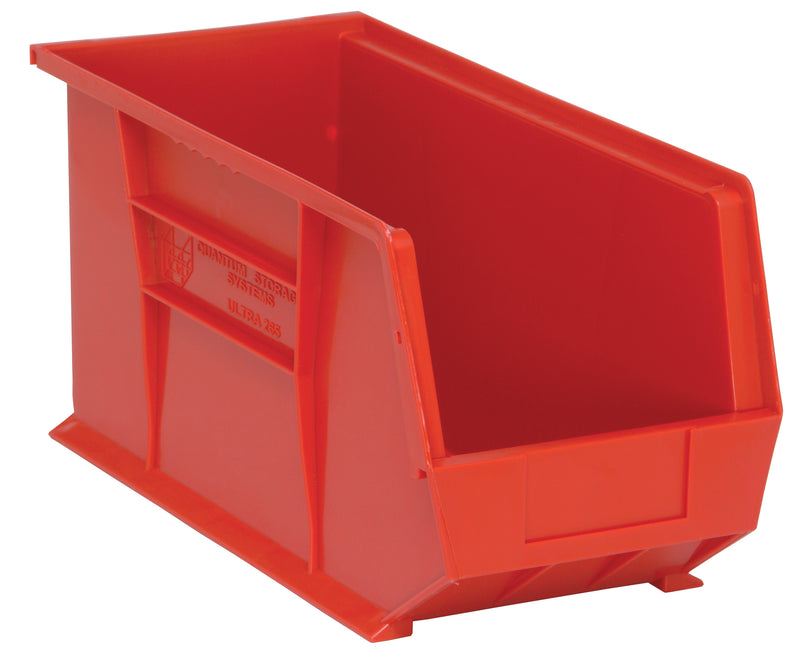 Quantum Ultra Stack & Hang Bins – QUS250 to QUS275MOB – Case Pack – 18" x 8-1/4" x 9" – QUS265 – Red