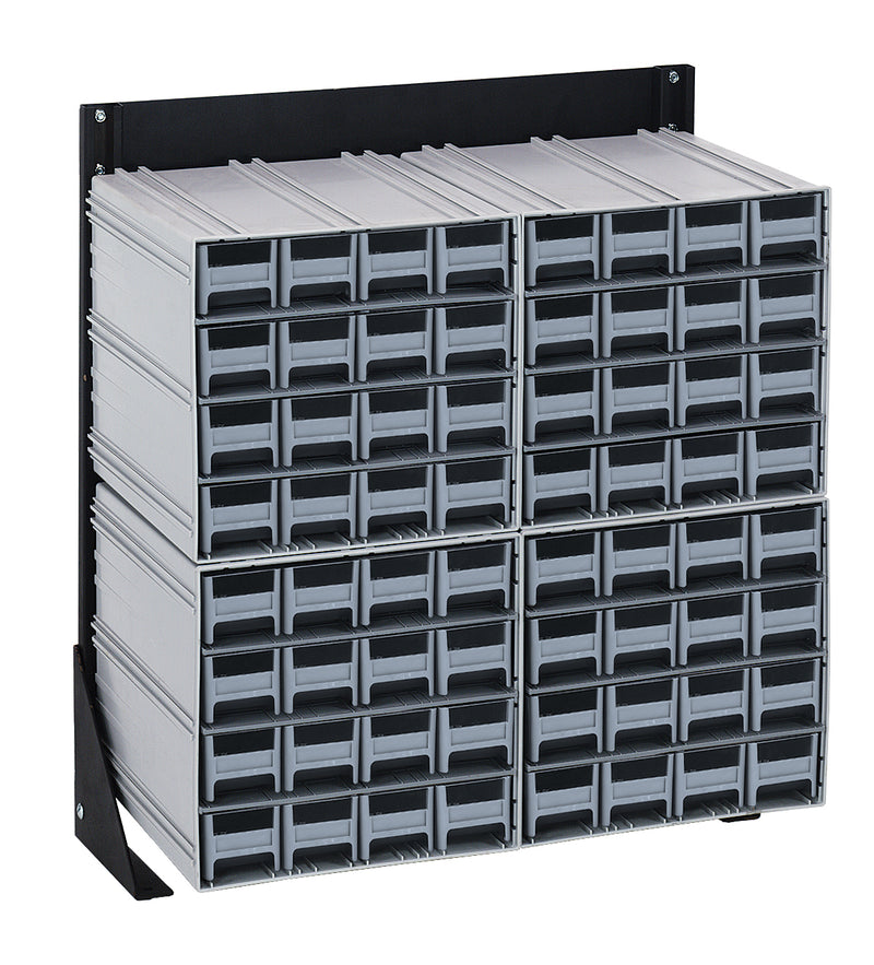 Quantum Interlocking Storage Cabinet Floor Stand – 8" x 23-5/8" x 28" – QIC-124-161 – Gray