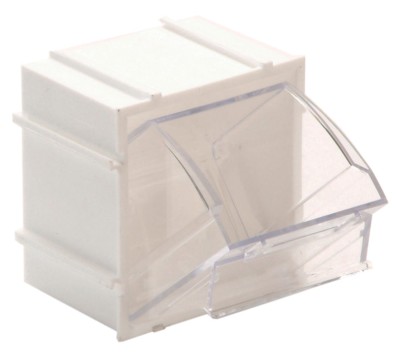 Quantum Individual Bins – Case Pack – 2-3/8" x 2-13/16" x 3" – QTB409 – White