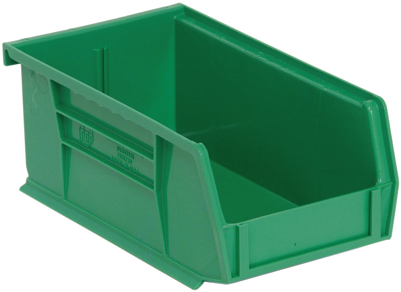 Quantum Ultra Stack & Hang Bins – QUS210 to QUS230 – Case Pack – 7-3/8" x 4-1/8" x 3" – QUS220 – Green