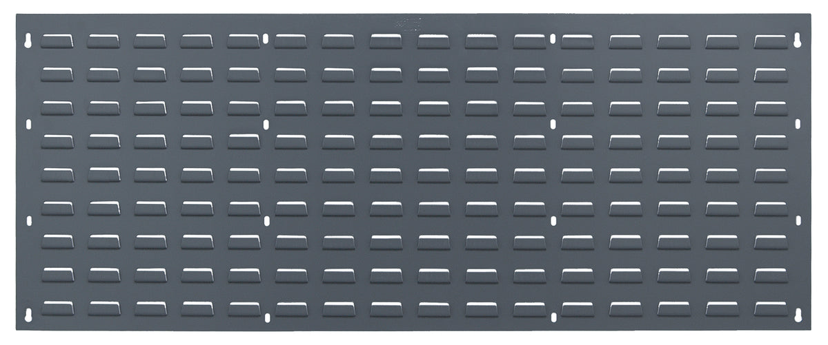 Quantum Stack & Hang Gray Louvered Panel – 48" x 19" – QLP-4819 – Individual Unit