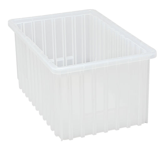 Quantum Clear-View Dividable Grid Containers – DG92080CL to DG93120CL – Case Pack – 16-1/2" x 10-7/8" x 8" – DG92080CL – Clear