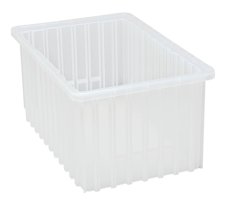Quantum Clear-View Dividable Grid Containers – DG92080CL to DG93120CL – Case Pack – 16-1/2" x 10-7/8" x 8" – DG92080CL – Clear