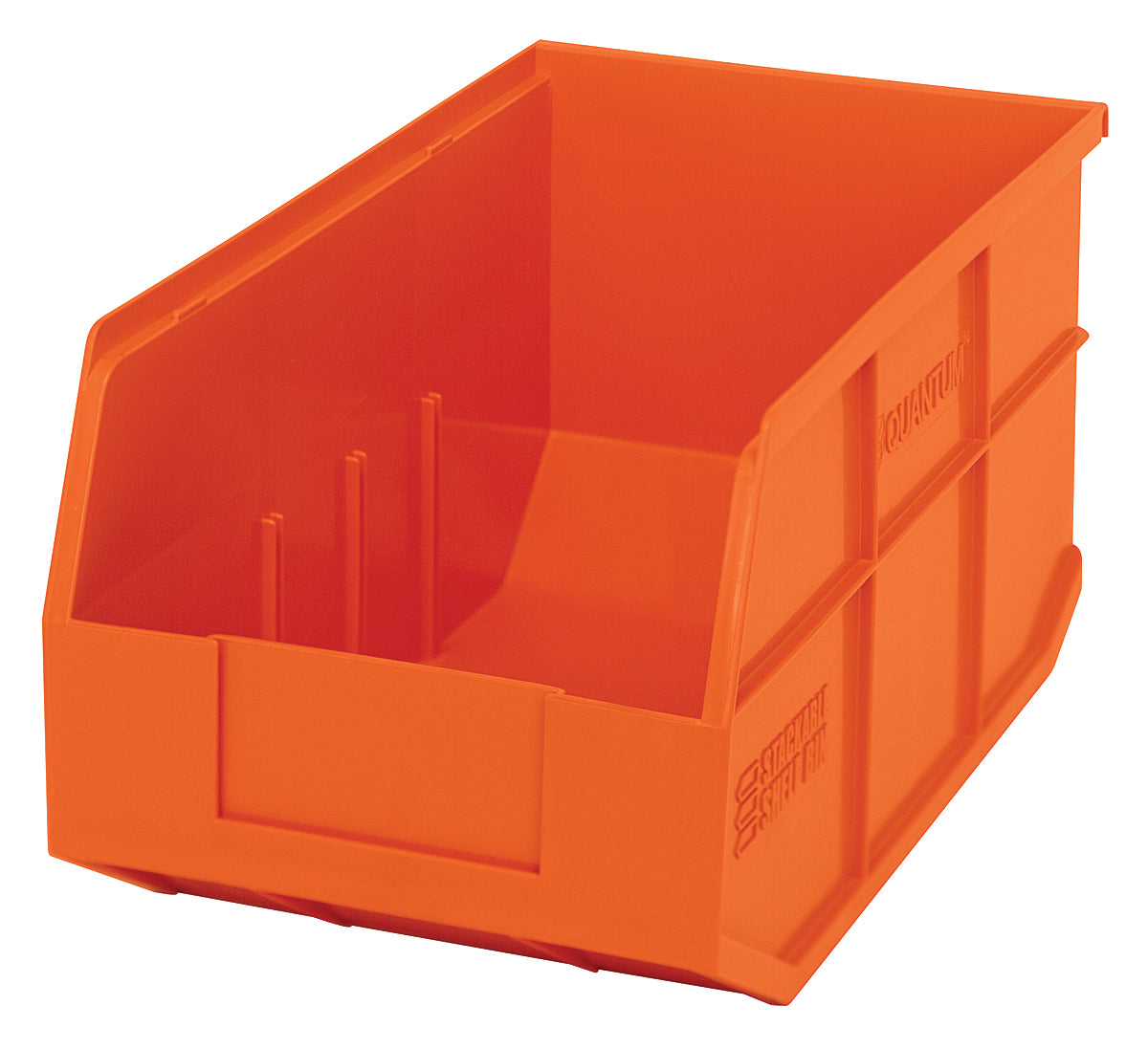 Quantum Stackable Shelf Bins – SSB423 to SSB461 – Case Pack – 14" x 8-1/4" x 7" – SSB443 – Orange