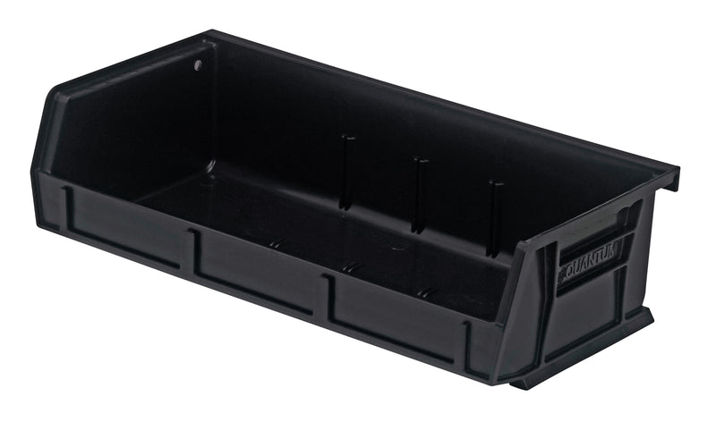 Quantum Ultra Stack & Hang Bins – QUS232 to QUS239 – Case Pack – 5-3/8" x 11" x 3" – QUS232 – Black