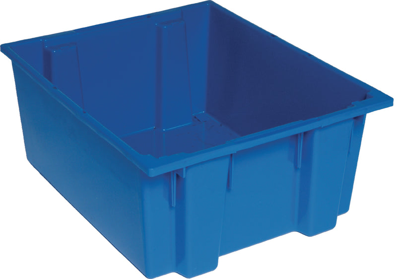 Quantum Genuine Stack & Nest Totes – SNT180 to SNT225 – Case Pack – 23-1/2" x 19-1/2" x 10" – SNT225 – Blue