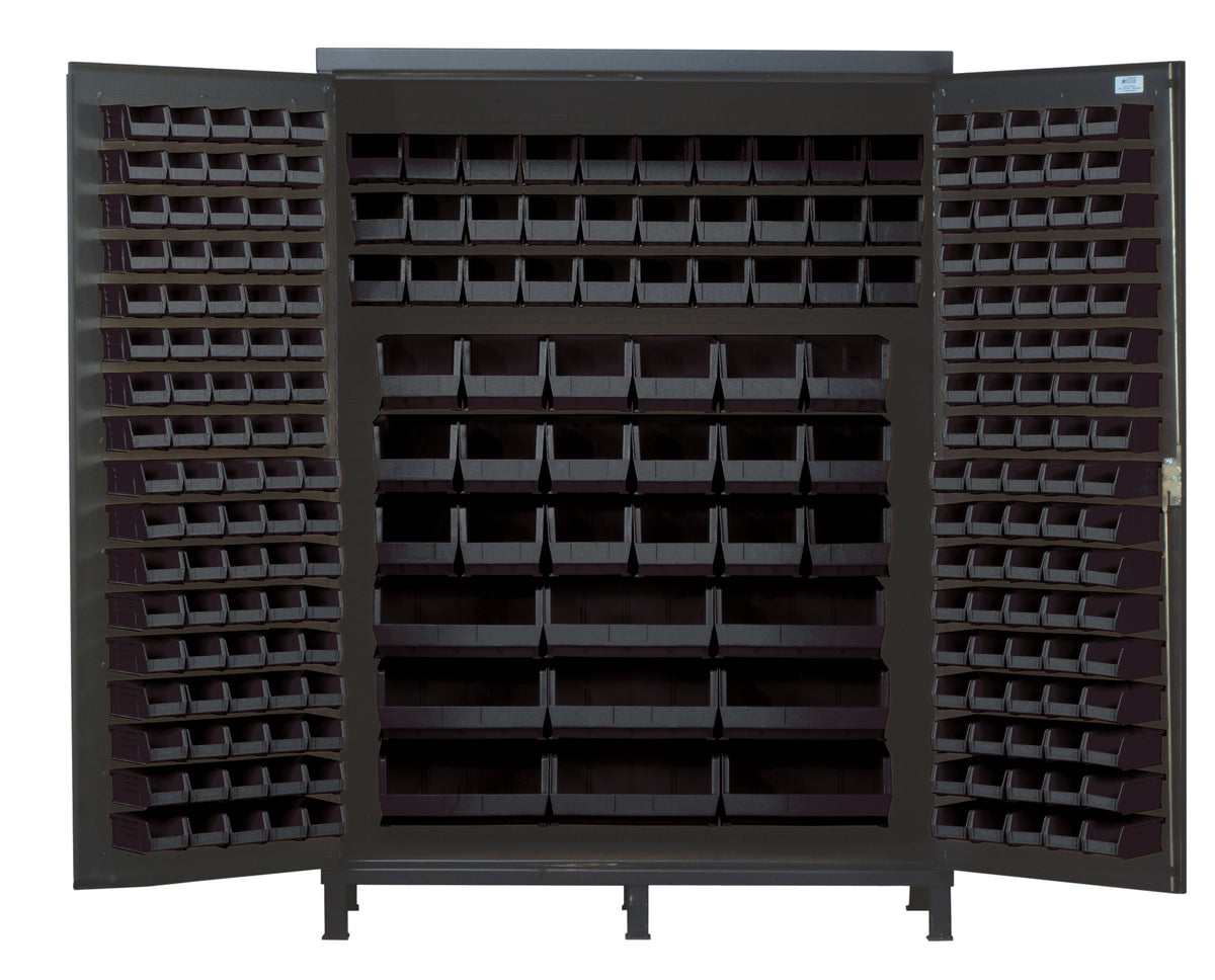 Quantum 60" Wide Storage Cabinets – 60" x 24" x 84" – QSC-60 – Black