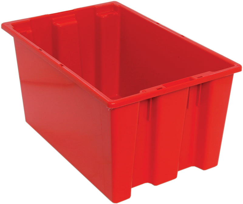 Quantum Genuine Stack & Nest Totes – SNT230 to SNT300 – Case Pack – 23-1/2" x 15-1/2" x 12" – SNT240 – Red