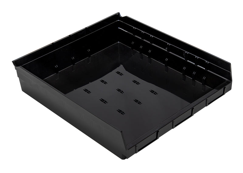 Quantum Eco-Friendly Shelf Bins – QSB116BR to QSB122BR – Case Pack – 17-7/8" x 16-1/2" x 4" – QSB122BR – Recycled
