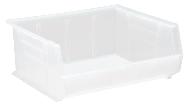 Quantum Clear-View Ultra Stack & Hang Bins – QUS241CL to QUS255CL – Case Pack – 14-3/4" x 16-1/2" x 7" – QUS250CL – Clear