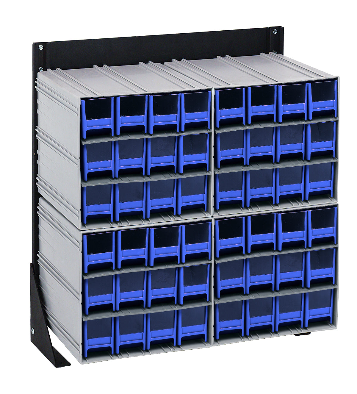Quantum Interlocking Storage Cabinet Floor Stand – 8" x 23-5/8" x 28" – QIC-124-122 – Blue