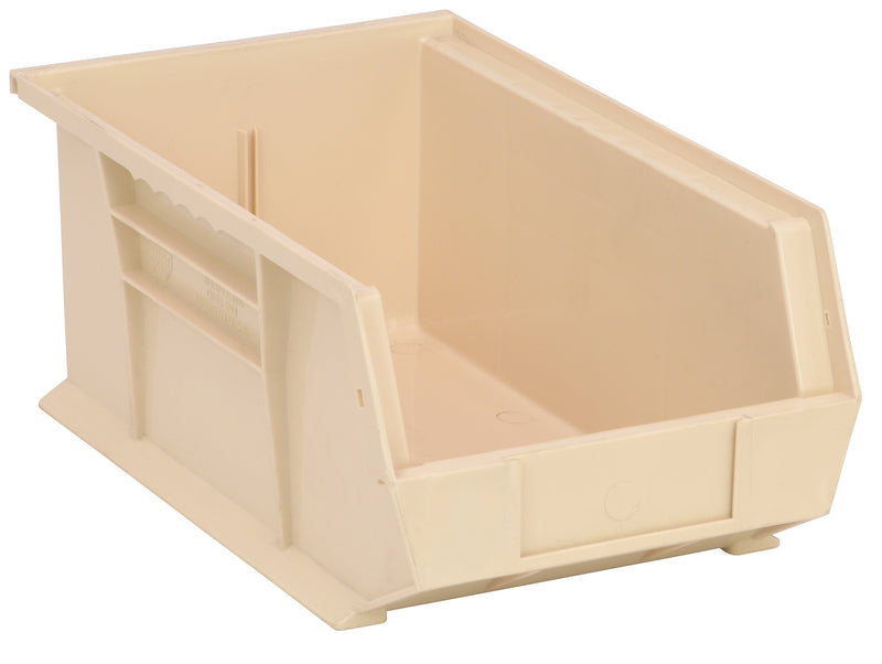 Quantum Ultra Stack & Hang Bins – QUS240 to QUS248 – Case Pack – 13-5/8" x 8-1/4" x 6" – QUS241 – Ivory