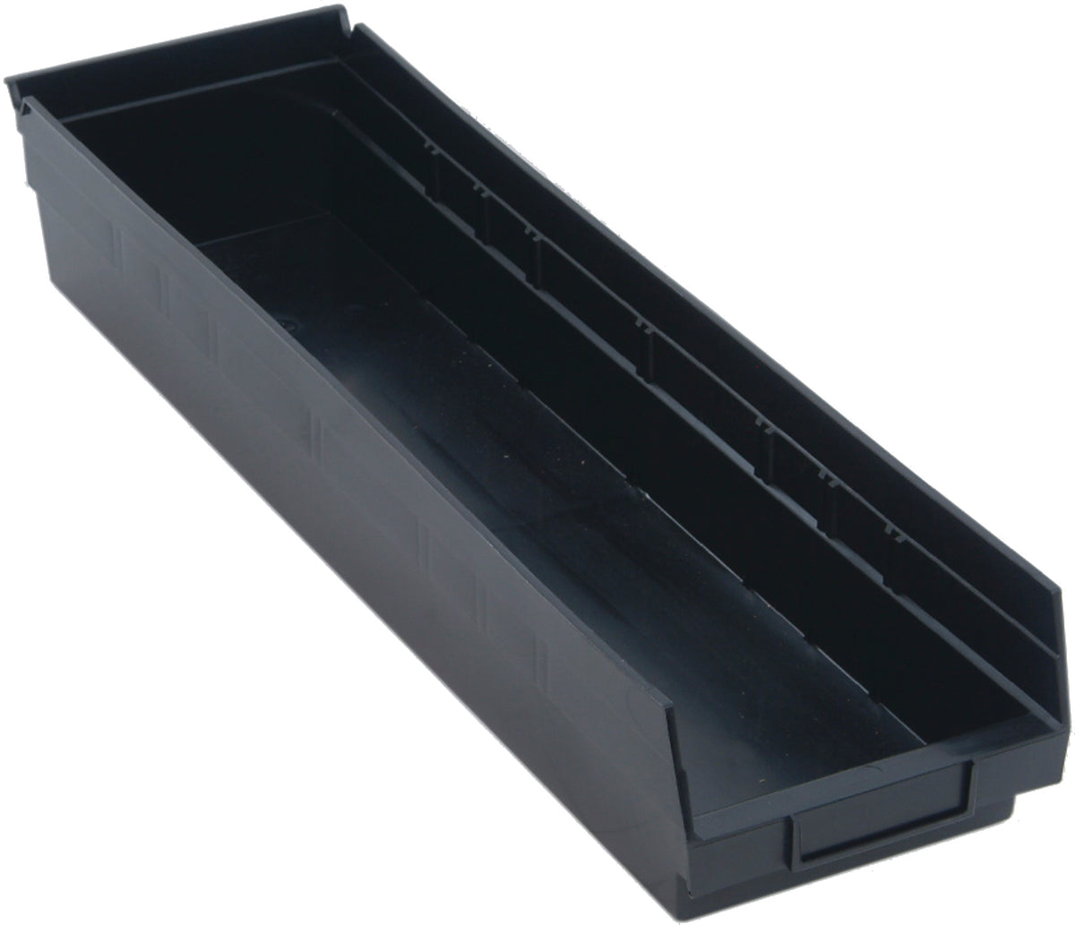 Quantum Conductive Shelf Bins – QSB106CO to QSB114CO – Case Pack – 23-5/8" x 6-5/8" x 4" – QSB106CO – Conductive