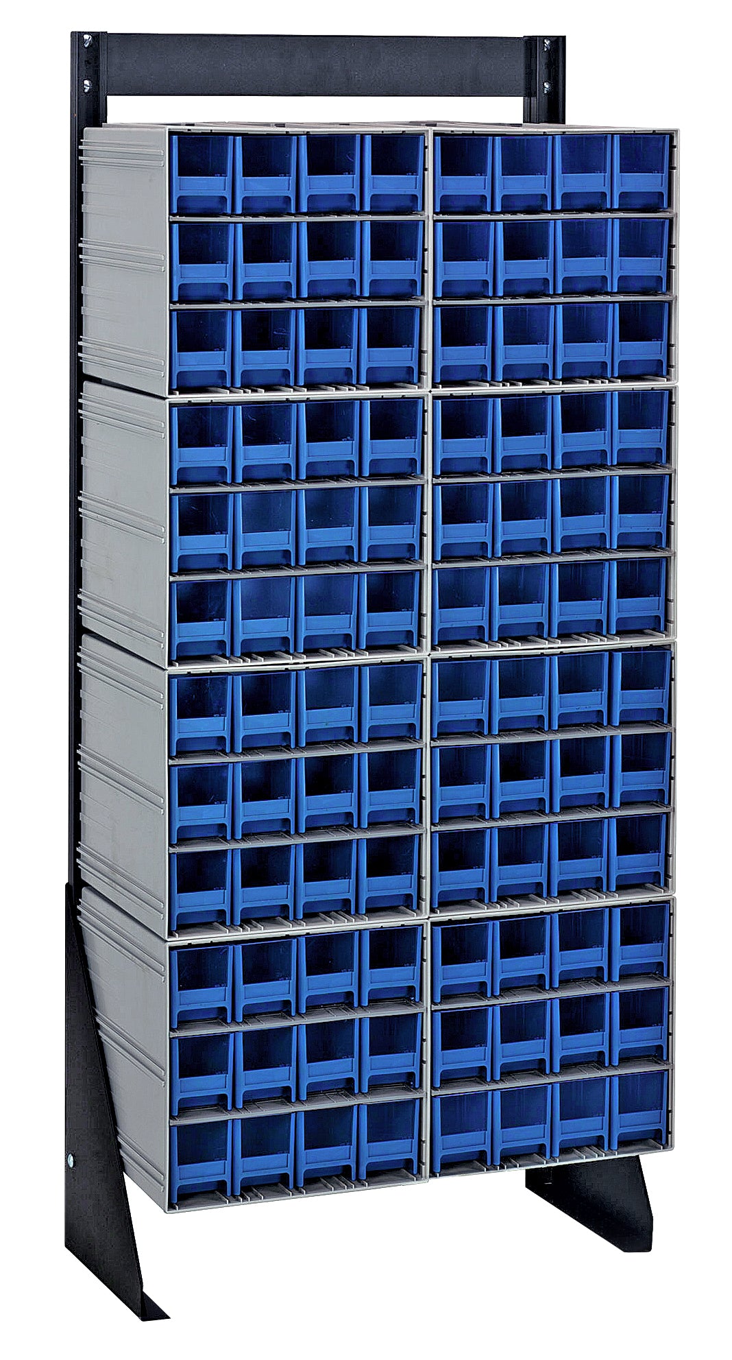 Quantum Interlocking Storage Cabinet Floor Stand – 8" x 23-5/8" x 52" – QIC-148-122 – Blue