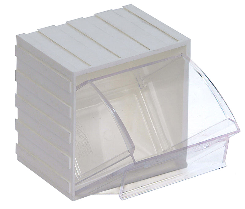 Quantum Individual Bins – Case Pack – 3-5/8" x 4-1/16" x 4-1/4" – QTB406 – White