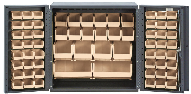 Quantum 36" Wide Storage Cabinets – 36" x 24" x 36" – Kit – QSC-36-MIN – Ivory
