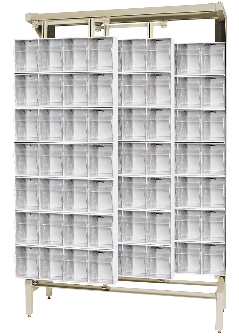 Quantum Free-Standing Sliders – 18" x 48" x 77" – QS Series – Kit – QS-304-28 – White