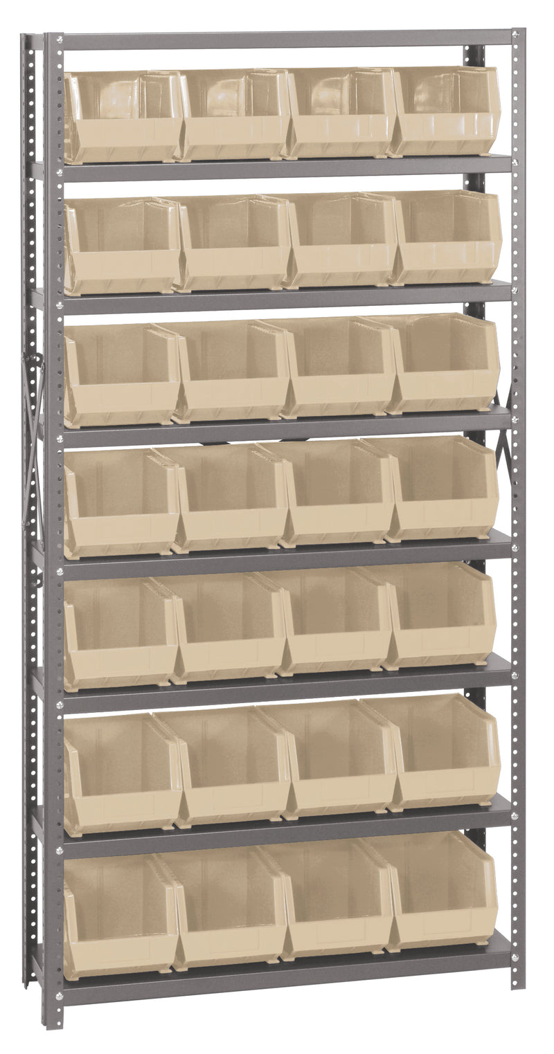 Quantum Stack & Hang Bin System – 12"D x 36"W x 75"H