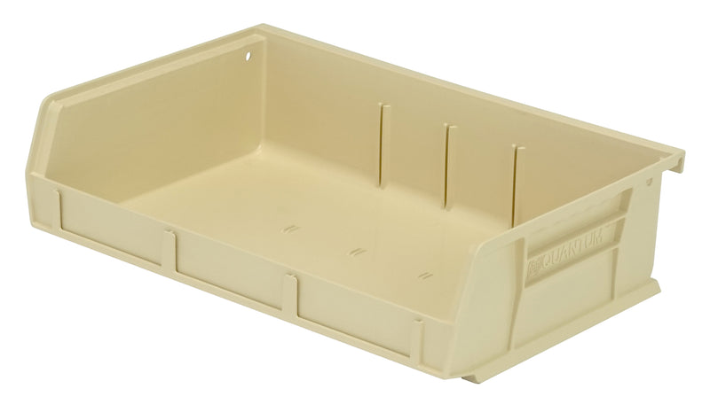 Quantum Ultra Stack & Hang Bins – QUS232 to QUS239 – Case Pack – 7-3/8" x 11" x 3" – QUS236 – Ivory